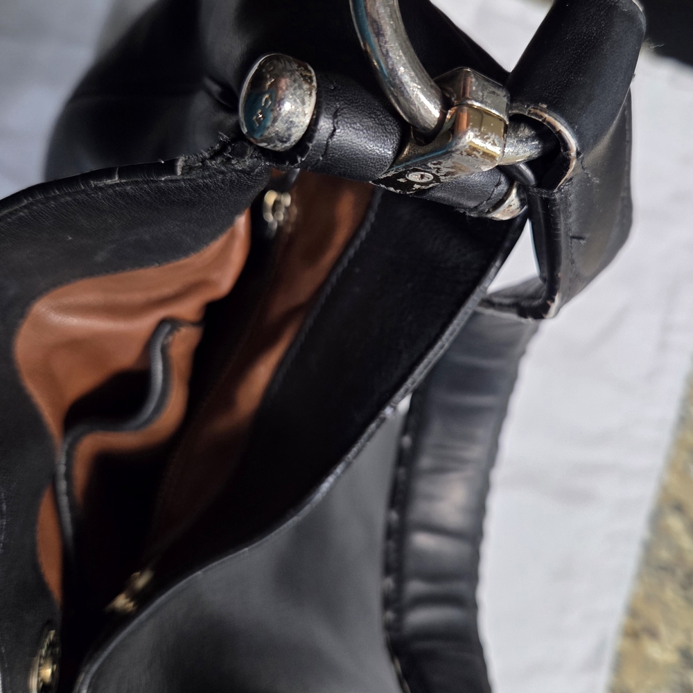 Coach Black Leather Hobo Bag - Picture 2 of 10